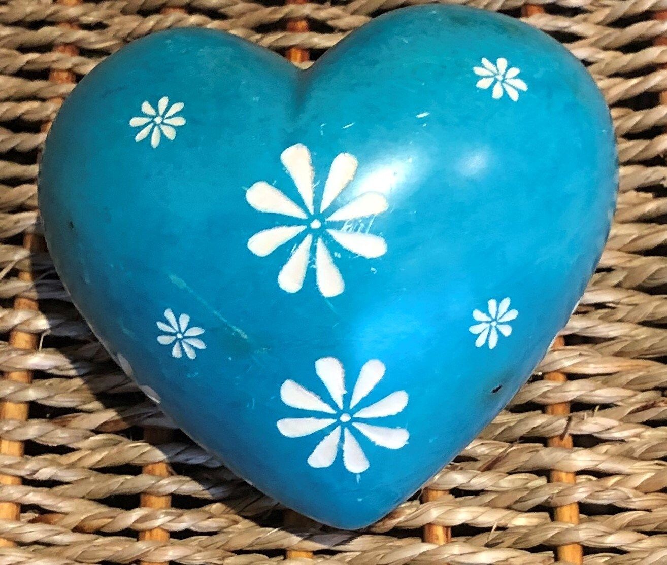 Stone Turquoise Heart-Large