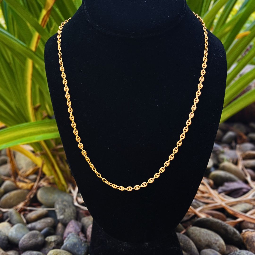 Pre-loved 14k Yellow Gold Anchor Chain 20&quot;
