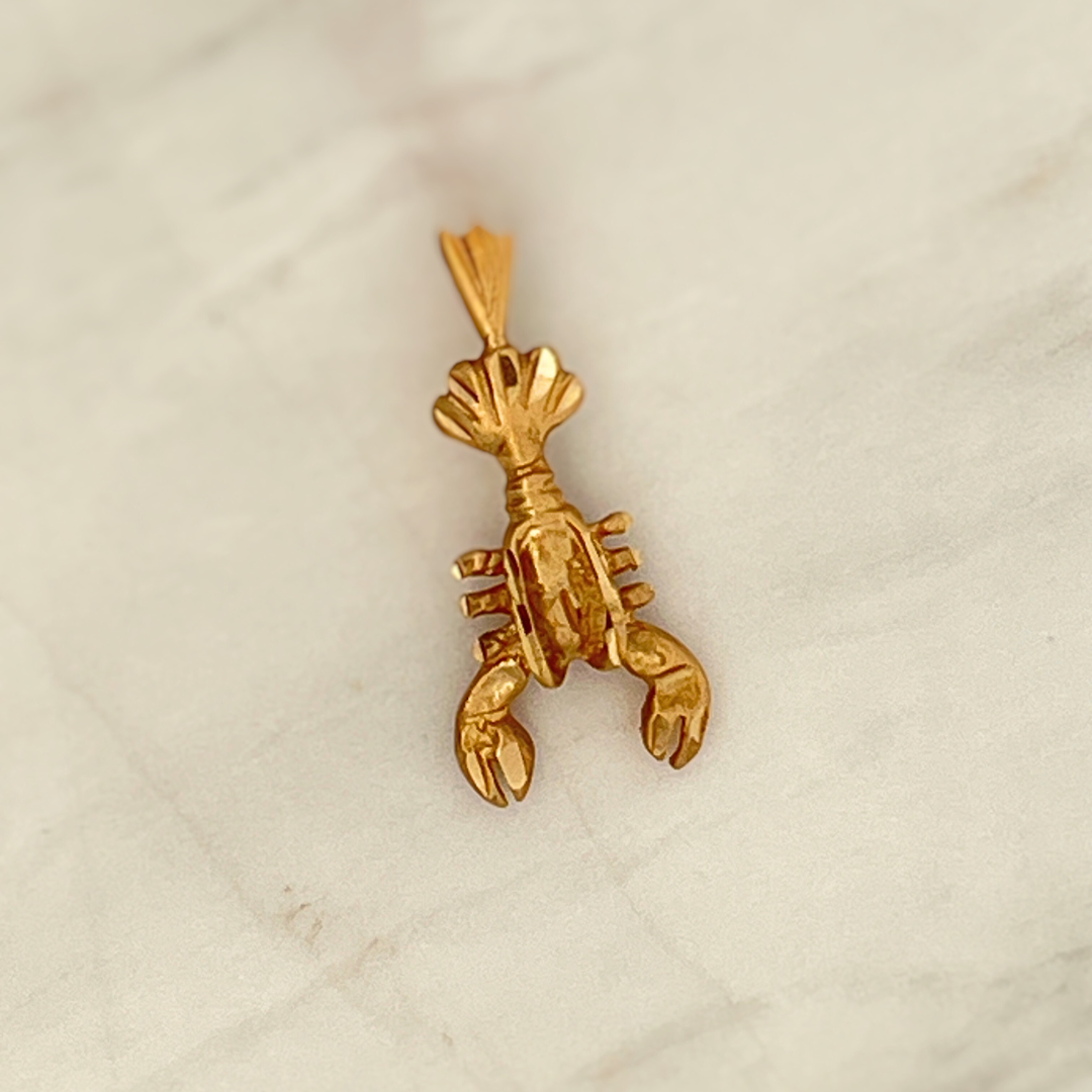 Pre Loved 14k YG Lobster Charm