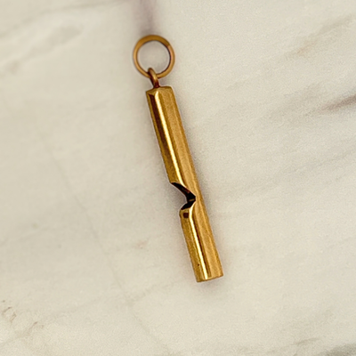 Pre-loved 14k YG  Whistle Charm