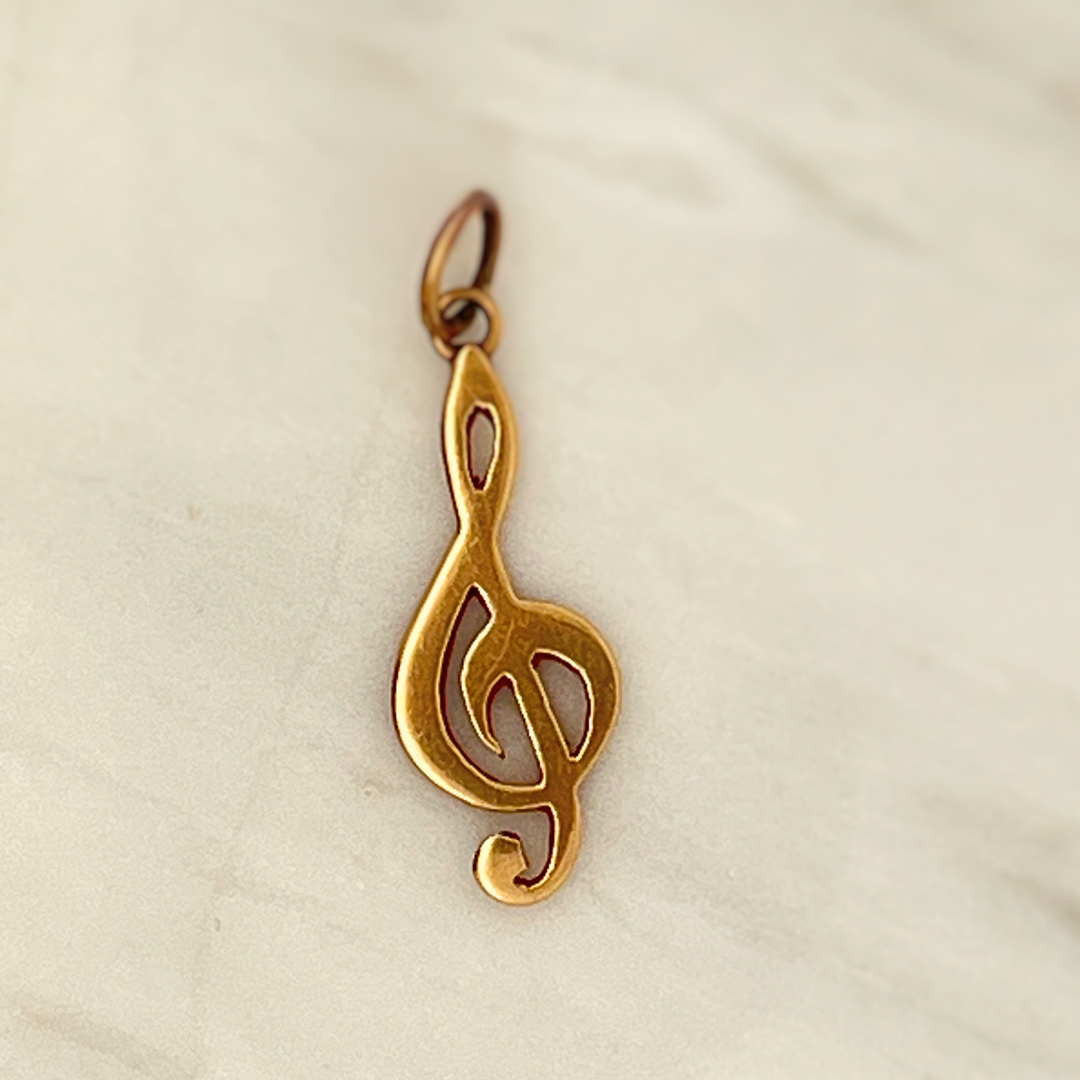 Pre Loved 14K Music Note