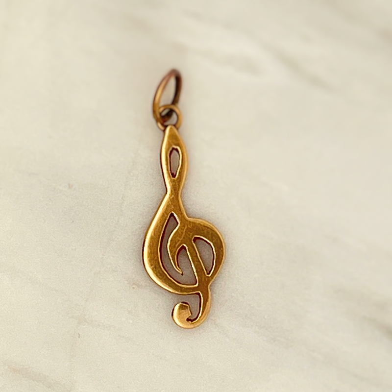 Pre Loved 14K Music Note