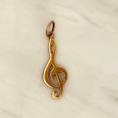 Pre Loved 14K Music Note
