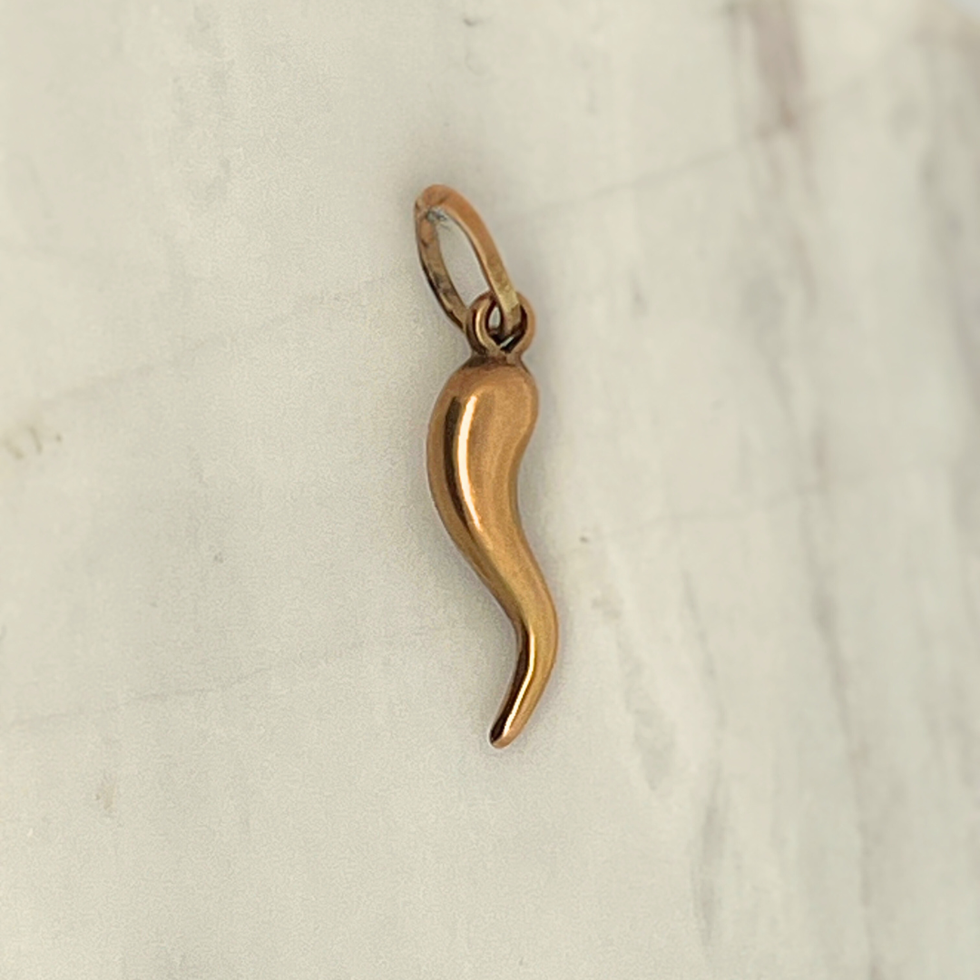 Pre Loved 14K Italian Horn Charm