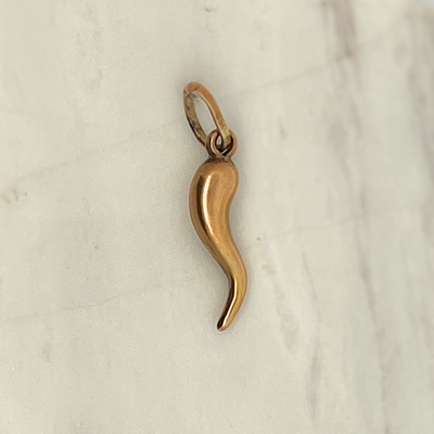 Pre Loved 14K Italian Horn Charm