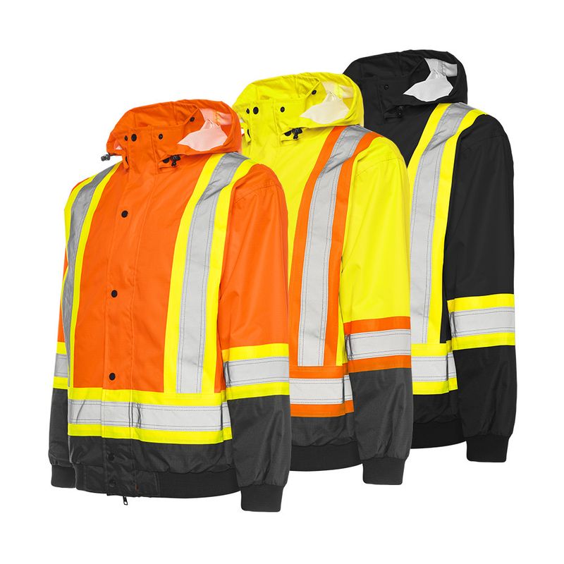 Ground Force 3-In-1 Winter Traffic Jacket, 4″ Refl. Tape