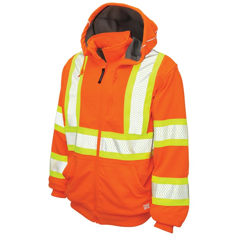 Tough Duck Fleece Thermal-Lined Safety Hoodie