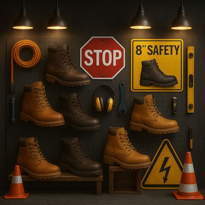 8" CSA Work Boots