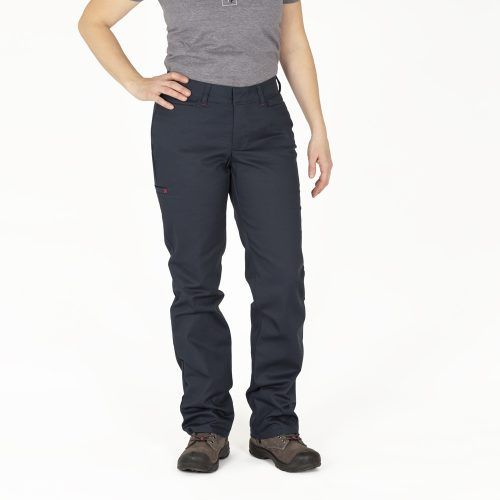 P&amp;F Workwear Women’s Stretch Work Pant, Colour: Navy, Waist: 6, Length: 32