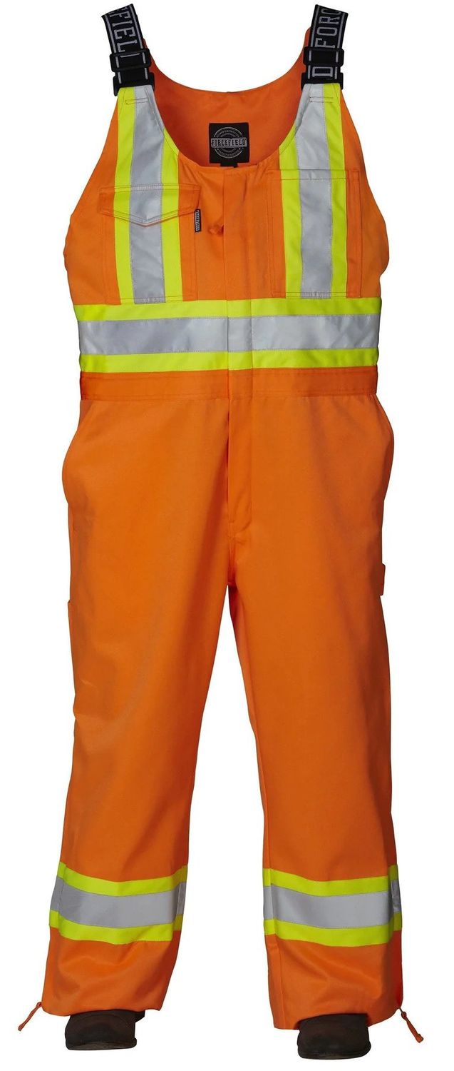 Forcefield Hi-Vis Unlined Safety Overall, Color: Orange, Size: S