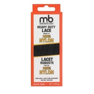 M&amp;B Heavy Duty 100% Nylon Laces