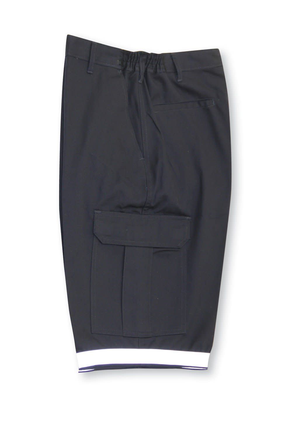 Big K Polyester/Cotton Cargo Shorts, Color: Black, Size: 28