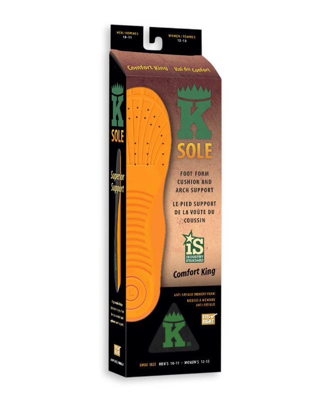Big K Clothing Work Boot Insole Cushion and Arch Support
