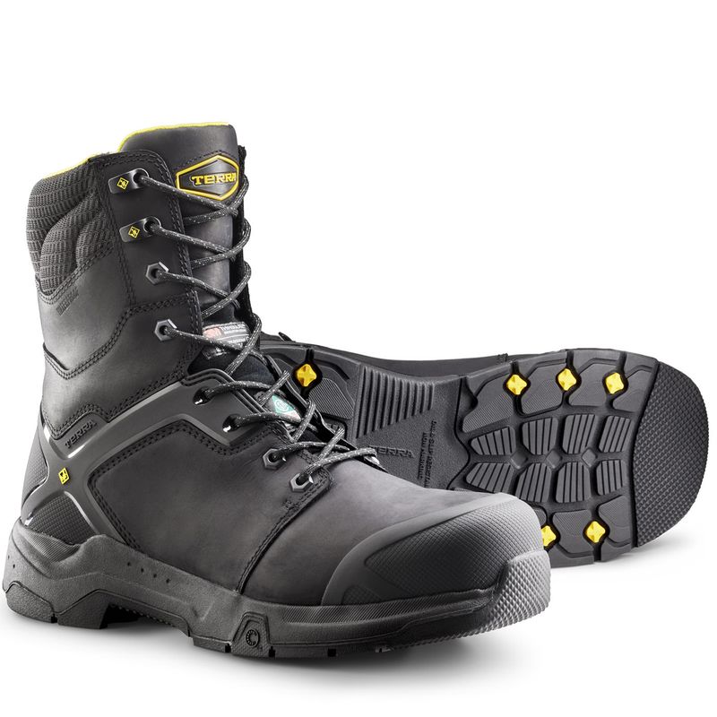 Terra Men's Carbine 8" Waterproof Composite Toe Safety Work Boot