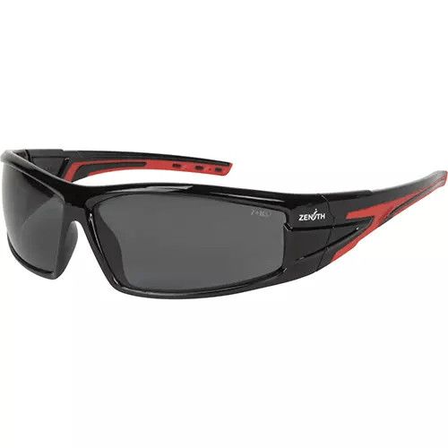 Zenith EyeWear Black/Red Frame Polarized Lens