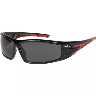Zenith EyeWear Black/Red Frame Polarized Lens