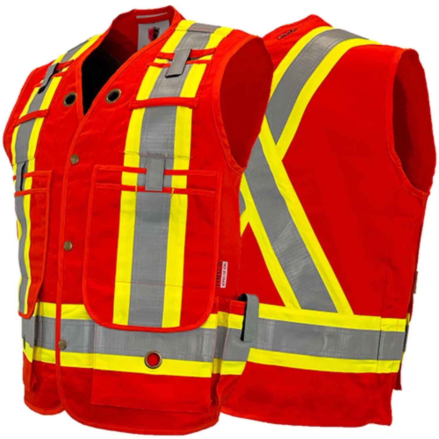 Atlas Guardian® FR/AR Summer Vests (4" Strip), Color: Orange, Size: XS