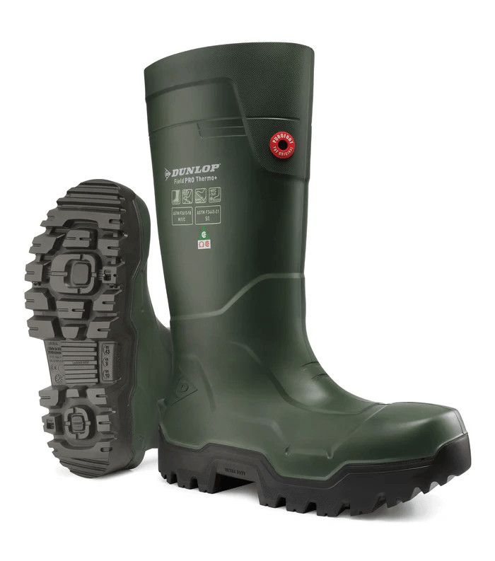 Dunlop FieldPRO Thermo+ Full Safety 15" Insulated PU Work Boots