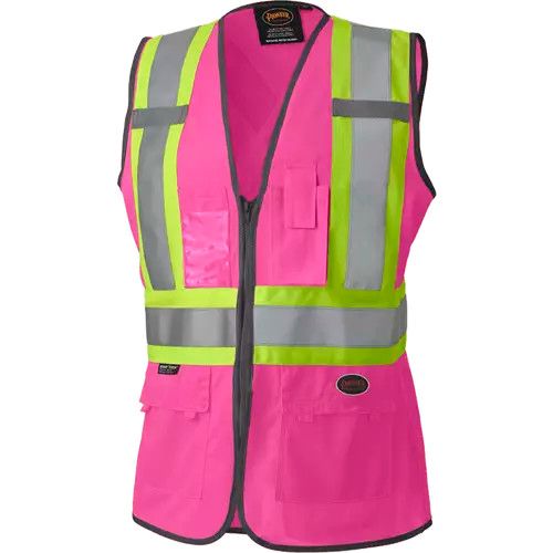 Pioneer Women's Safety Vest - Pink, Size: Small
