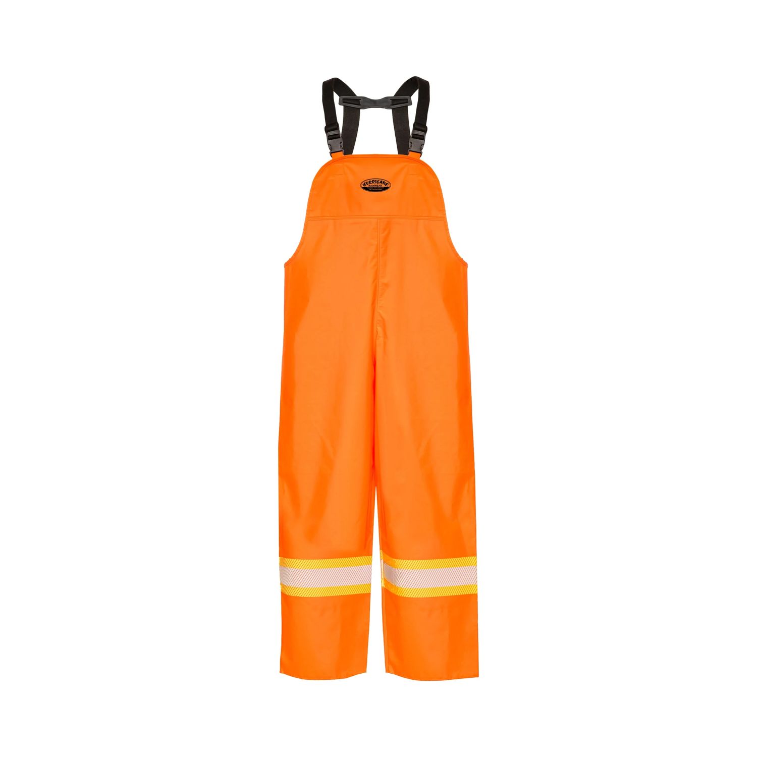 Hurricane Rainwear Hi-Vis Bib Pants, Size: S