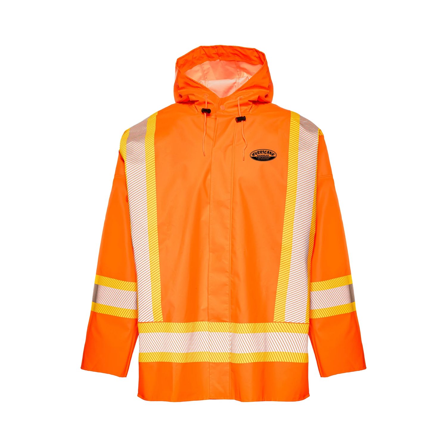 Hurricane Rainwear Hi-Vis Rain Jacket, Size: S