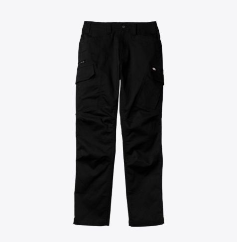 Dickies Men's Tradebuilt Duck Cargo Pants, Colour: Black, Waist: 32, Length: 30