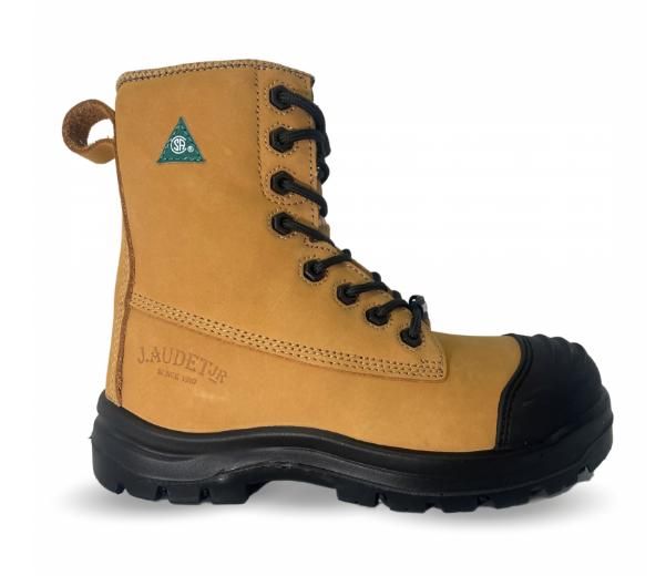 J. Audet Jr. Lightweight Boots - ZEROMETAL™  | Full Grain Crazy Horse Leather - 8 Inches