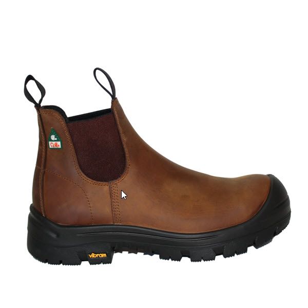 J. Audet Jr. Lightweight Boots - ZEROMETAL™ | Crazy Horse Leather, Water Resistant - 6 Inches, Color: Brown, Size: 8