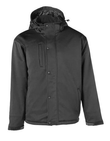 Forcefield Solid Black Softshell Winter Jacket , Color: Black, Size: S