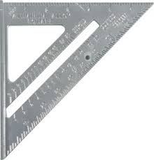 POWERFIST 7 in. Aluminum Rafter Square