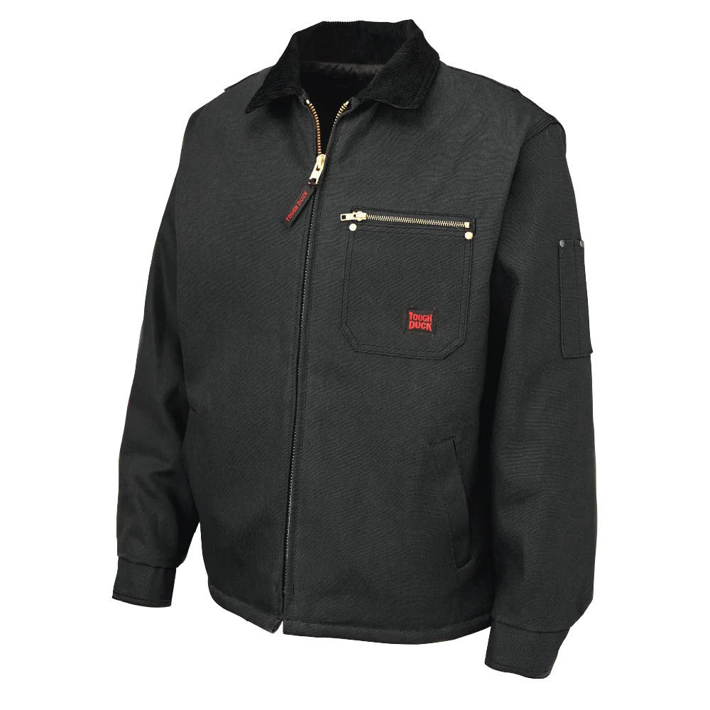 Tough Duck Duck Chore Jacket, Color: Black, Size: S