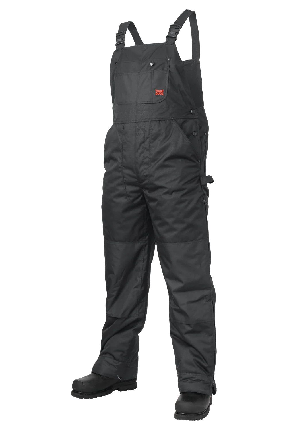 Tough Duck Insulated Bib Overall, Color: Black, Size: S