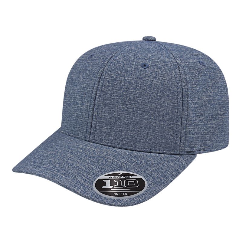 Flexfit 110® Melange Snap Back Cap - OSFM, Color: Light Navy