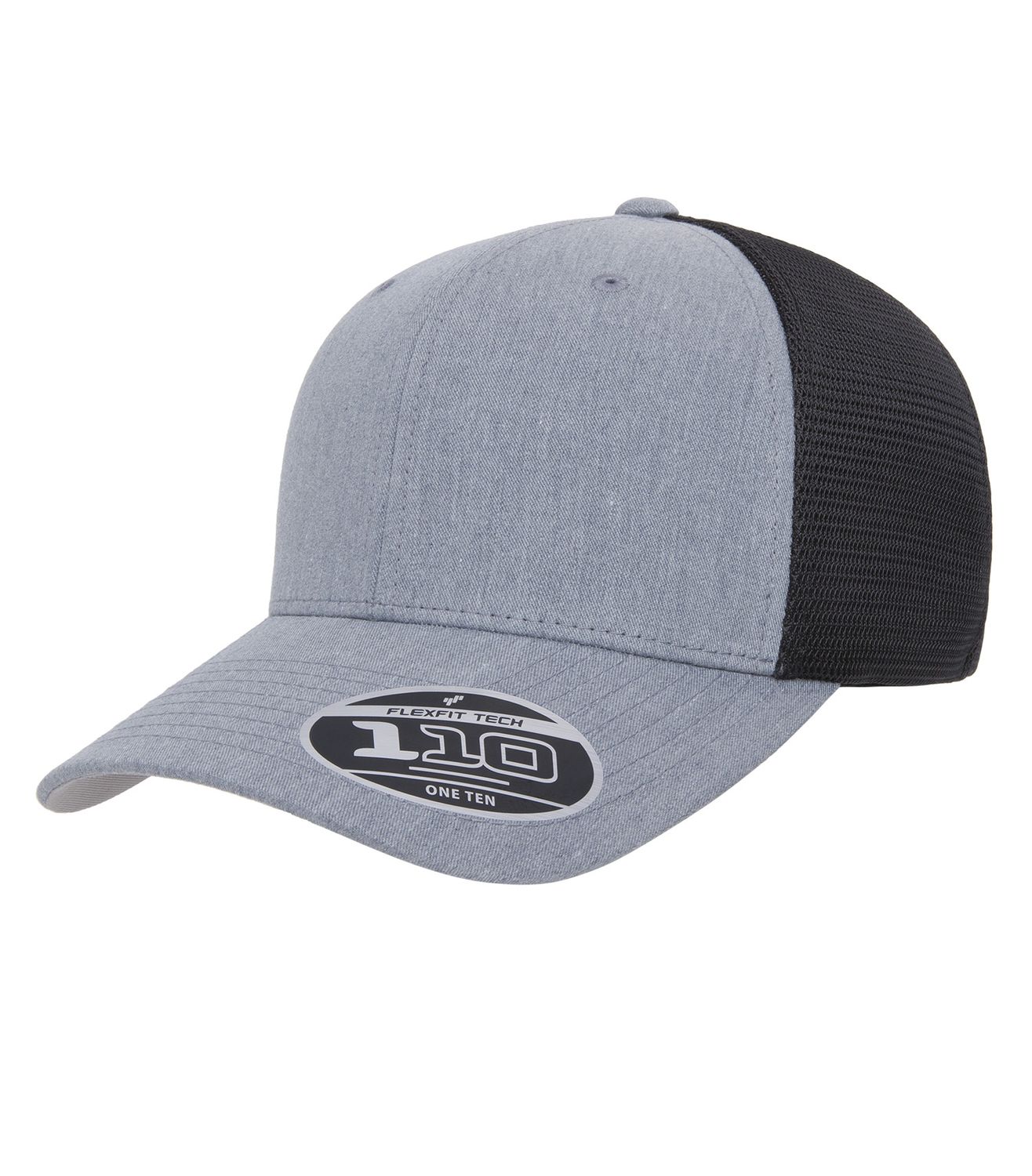 ATC™ Flexfit 110® Mesh Back Cap - OSFA, Color: Heather/Black
