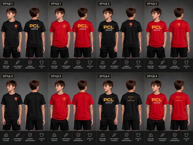 PCL Youth Soccer Performance T-Shirt
