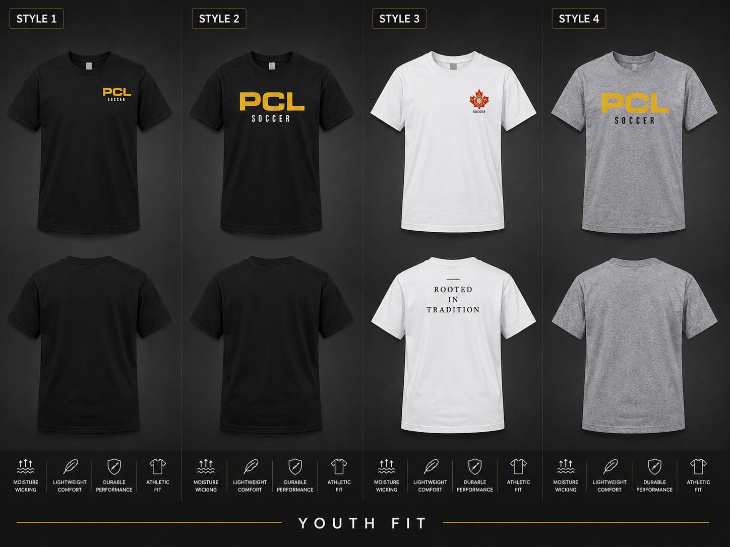 PCL Youth Comfort Cotton Tee