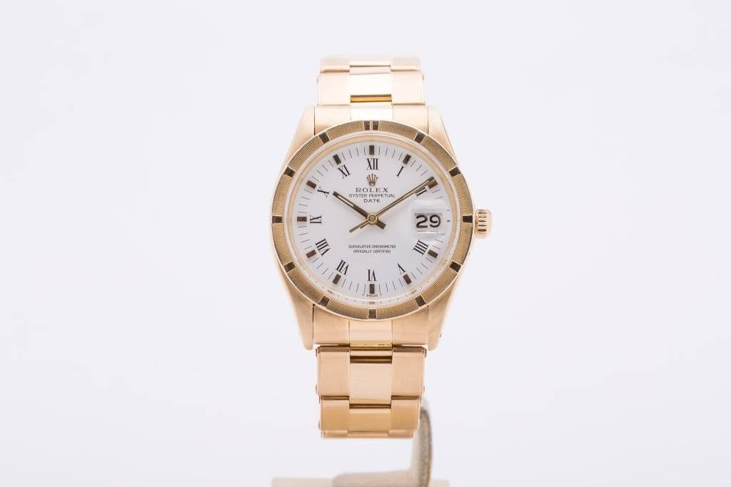 Rolex Oyster Perpetual Date Gold Watch