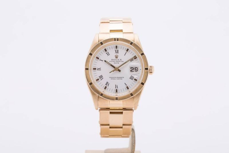 Rolex Oyster Perpetual Date Gold Watch