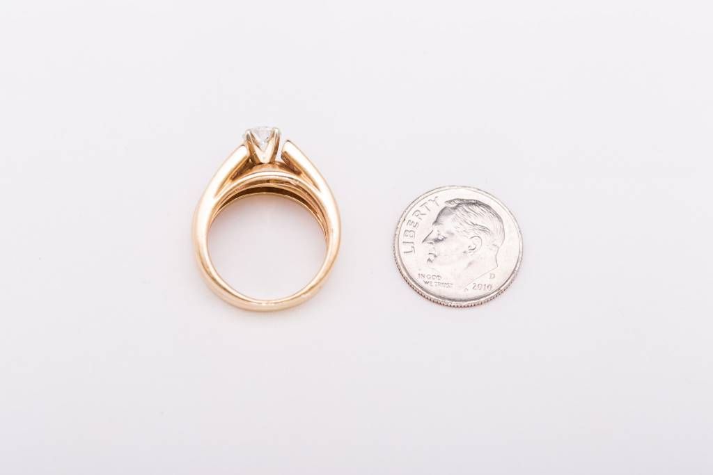 Diamond Bridal Set Yellow Gold 14k