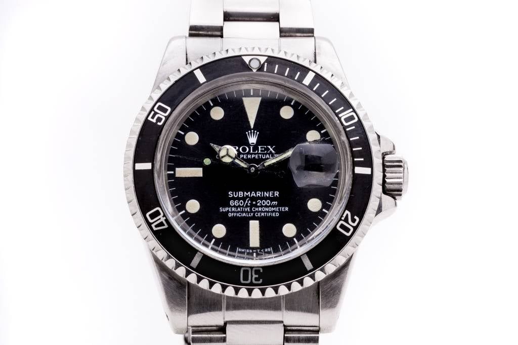 Rolex Stainless Steel Black Dial