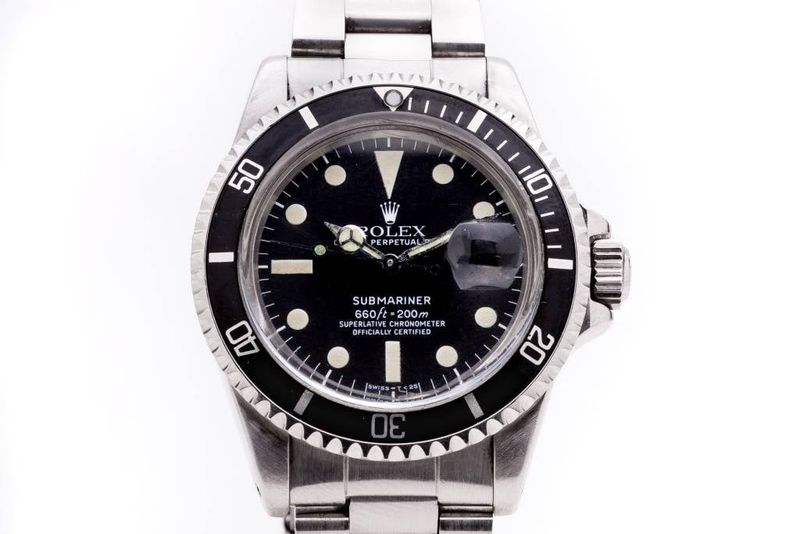 Rolex Stainless Steel Black Dial