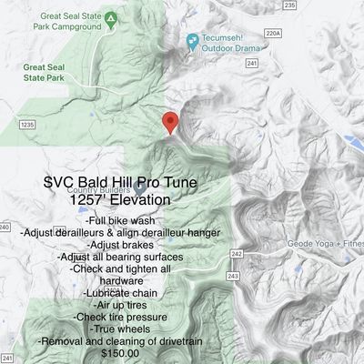 SVC Bald Hill Pro Tune 1257' Elevation