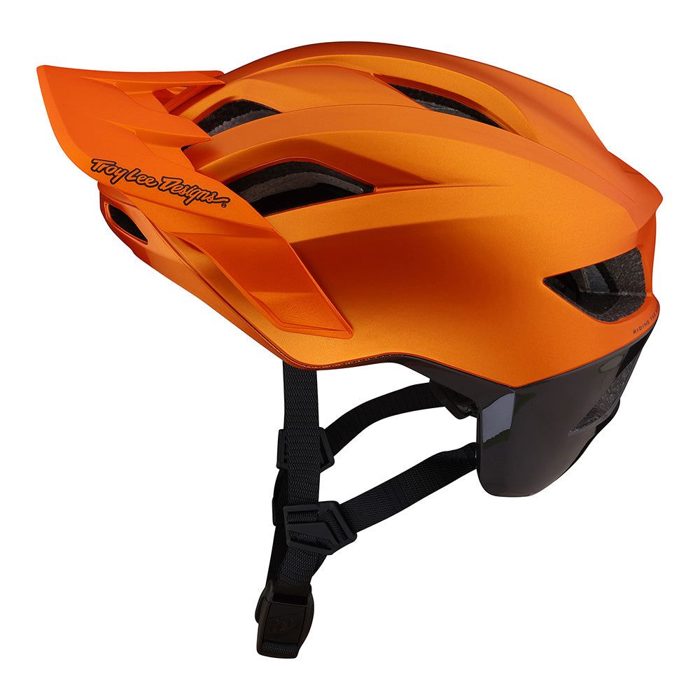 TLD FLOWLINE SE HELMET; RADIAN ORANGE / DARK GRAY MD/LG