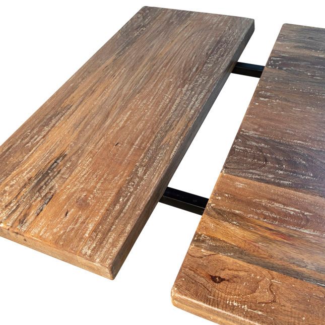 Madison Dining Table-84x42x31+2-18&quot; Exts=120&quot;