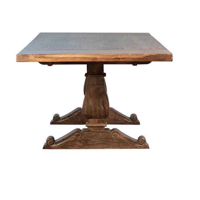 Madison Dining Table-84x42x31+2-18&quot; Exts=120&quot;