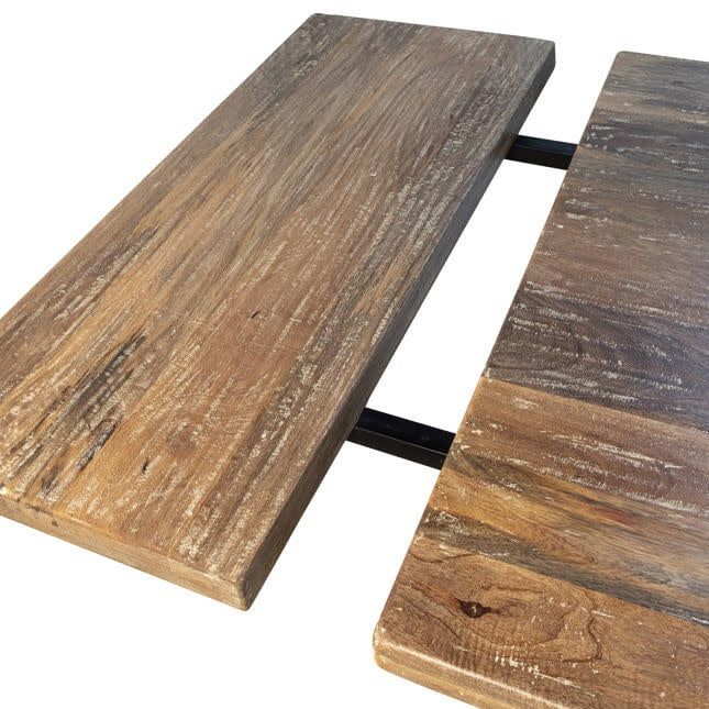 Madison Dining Table-84x42x31+2-18&quot; Exts=120&quot;