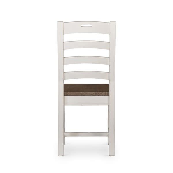 Ladder Back Dining Chair-17x21.5x39.75 As Is! Was 290. No other Discounts
