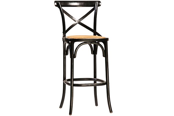 Gaston Barstool-Black-20x20x44 Clearance -Discontinued was 330.00 No other Disc