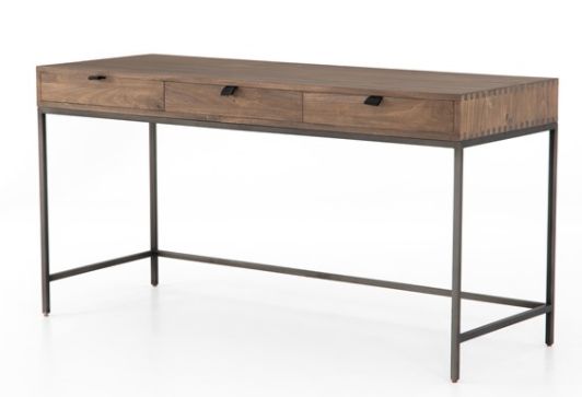 Trey Modular Writing Desk-Auburn Poplar-59.75x22x31