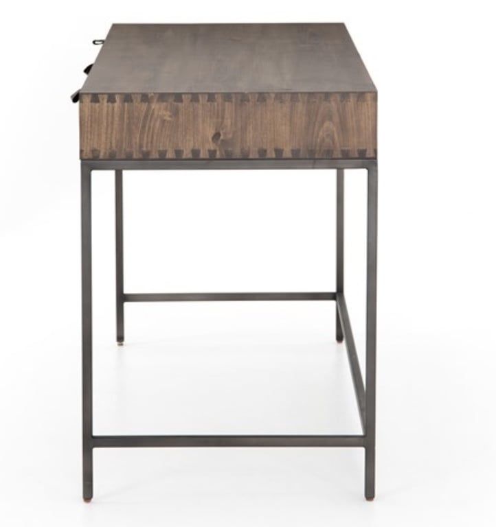 Trey Modular Writing Desk-Auburn Poplar-59.75x22x31